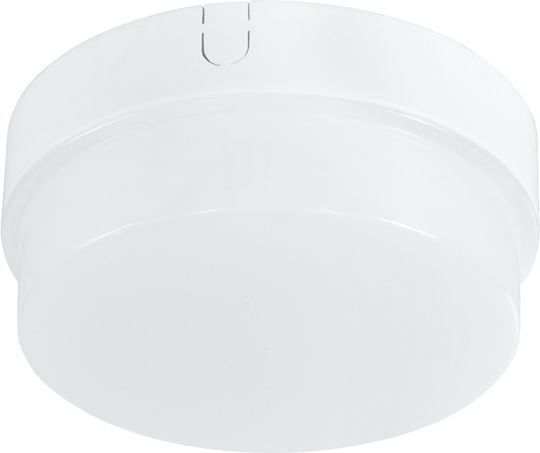 GloboStar Revano Επιτοίχια Εξωτερική Πλαφονιέρα LED IP54 12W με Θερμό Λευκό Φως 12x12εκ.