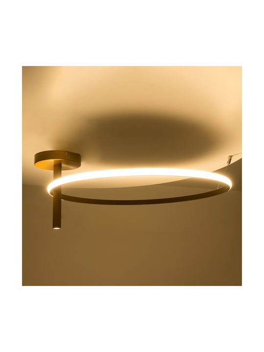 GloboStar Verona Таванно осветление 60бр Златист с Вграден LED