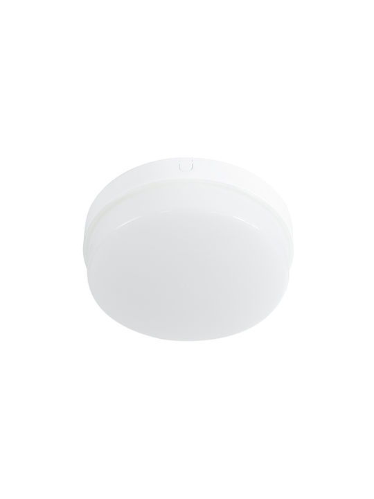 GloboStar Revano Deckenleuchte Badezimmer 17cm Weiß mit Integrierter LED