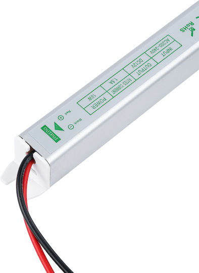 GloboStar Reglabil Dimmable Sursă de alimentare LED IP20 Putere 18W cu Tensiune de Ieșire 12V