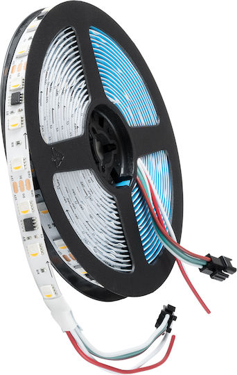 GloboStar Ταινία LED 12V RGBWW Φως 5m Τύπου SMD5050