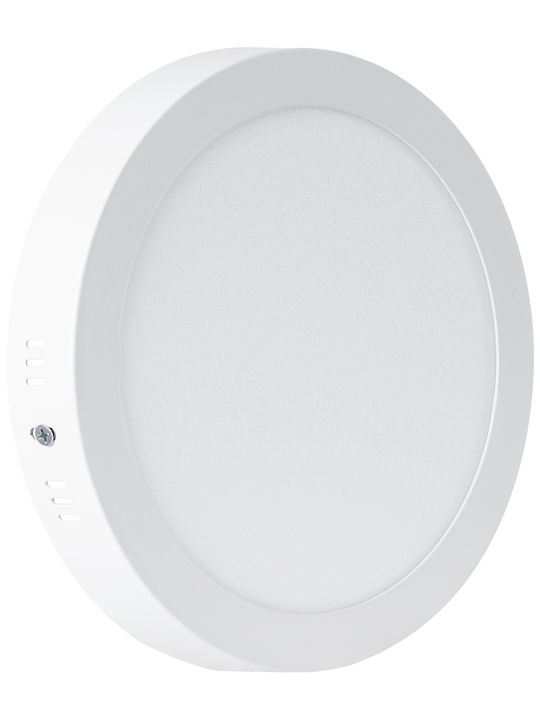 GloboStar Round Outdoor LED Panel 20W with Cool White Light 6000K 22.2cm