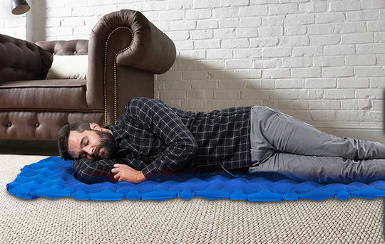 Salty Tribe Ciconians Single Camping Sleeping Mat 185x55cm Thickness 5cm in Blue color