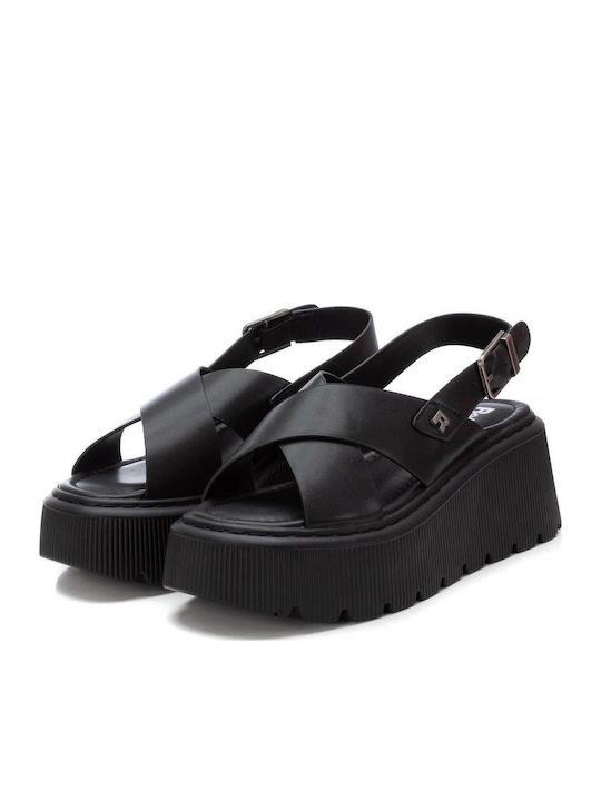 Γυναικεία Σανδάλια Flatforms Μαύρα