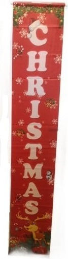 Zwei Weihnachtsbanner 184x32 Perfekte Weihnachten