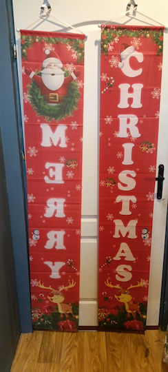 Zwei Weihnachtsbanner 184x32 Perfekte Weihnachten
