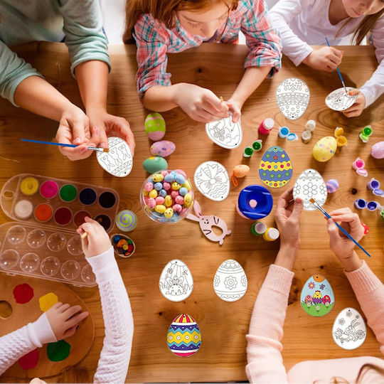 Set 48 Colored Easter Eggs Painting Kids