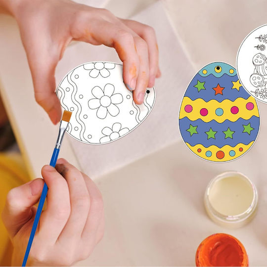 Set 48 Colored Easter Eggs Painting Kids