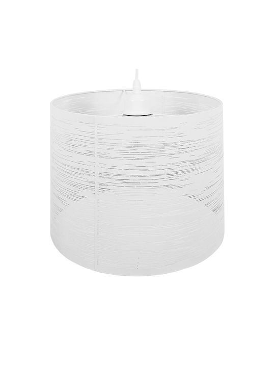 GloboStar Accademia White Bell Pendant Ceiling Light with E27 Socket 35x25x25cm
