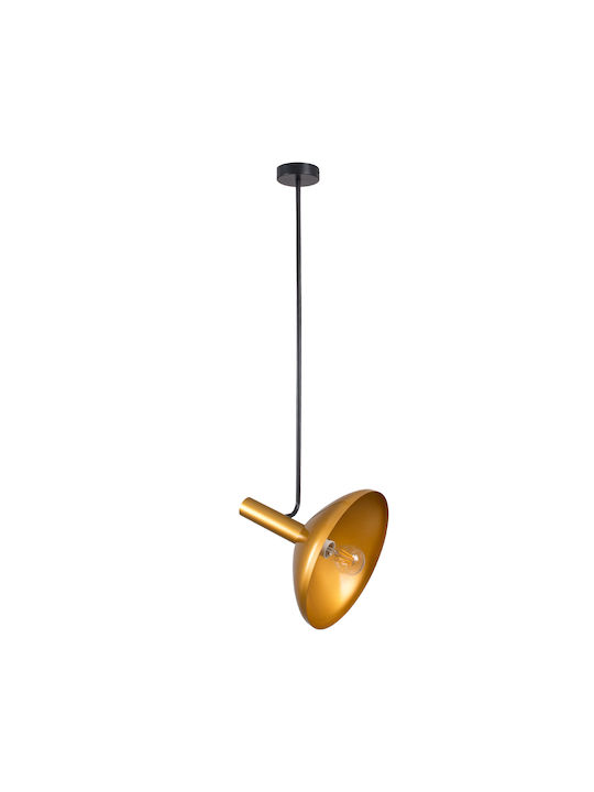GloboStar Katie Pendant Light Gold Bell with Socket E27 35x35x120cm