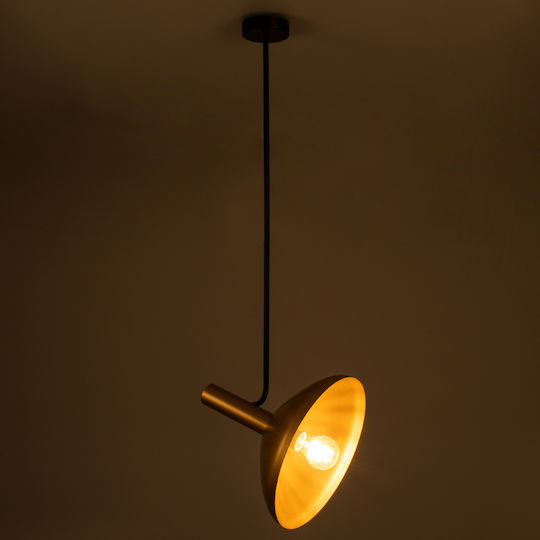 GloboStar Katie Pendant Light Gold Bell with Socket E27 35x35x120cm