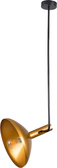 GloboStar Katie Pendant Light Gold Bell with Socket E27 35x35x120cm
