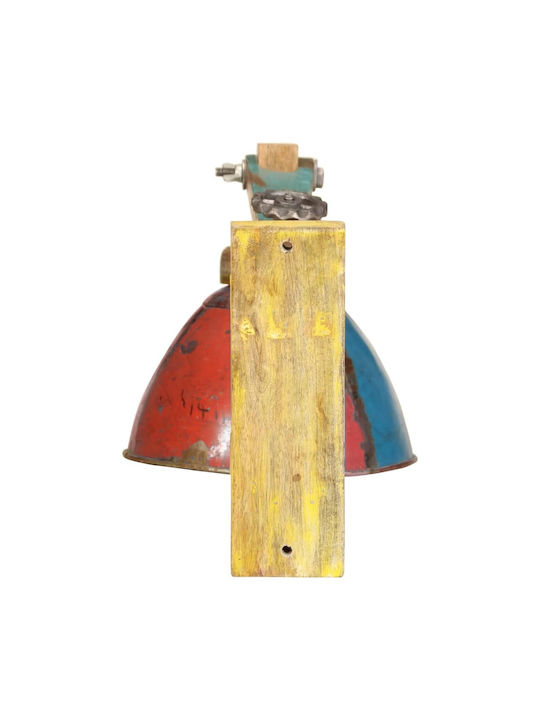 vidaXL Lamp Wall with Socket E27 Multicolour 6.5cm