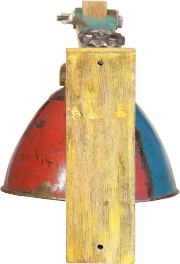 vidaXL Lamp Wall with Socket E27 Multicolour 6.5cm