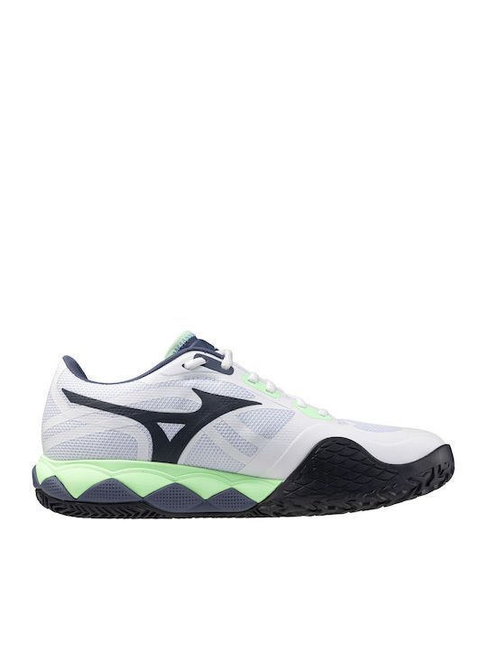 Mizuno Wave Enforce Tour Men's Padel Shoes for Clay Courts White