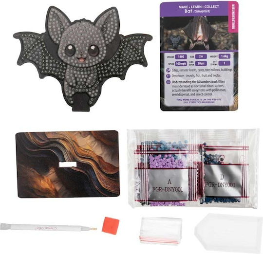 Diamond Painting Kit Craft Buddy Crystal Art Buddies Fledermaus 7 Teile