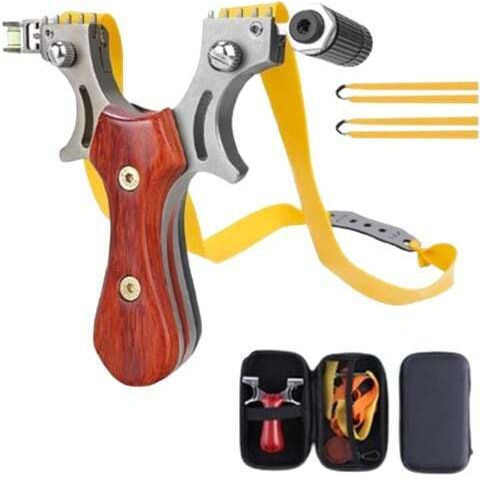 Set de Vârfuri Metalice Tăiate cu Laser 8 Mm Bile Metalice 12 Cm Mâner din Lemn pentru Plută Husă Maro Inclusă