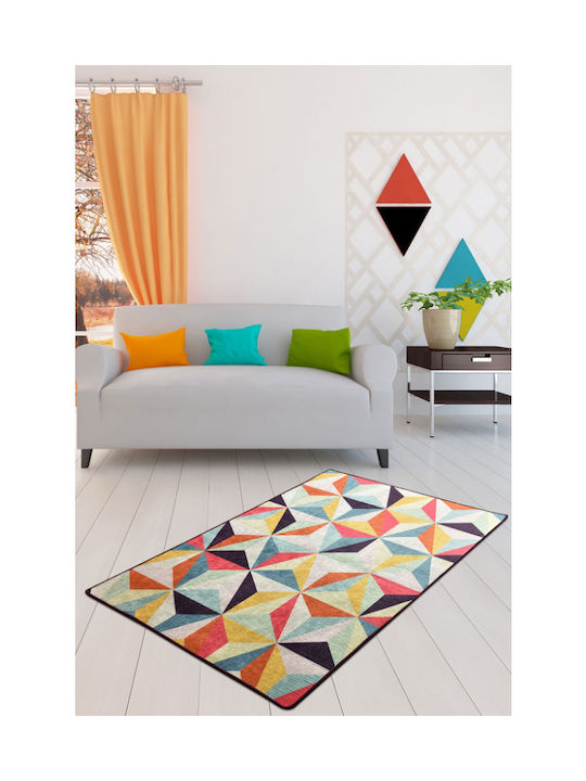 Conceptum Hypnose Rutschfest Teppich Rechteckig Synthetisch,Polyester/Cotton/Leather Multicolor