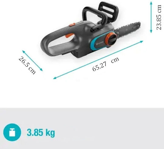 Gardena Battery Chainsaw Solo Brushless 18V 3.8kg with Blade 25cm