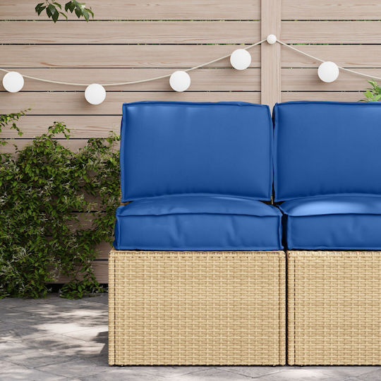 vidaXL Pallete Bench Cushion Royal Blue 40x60cm