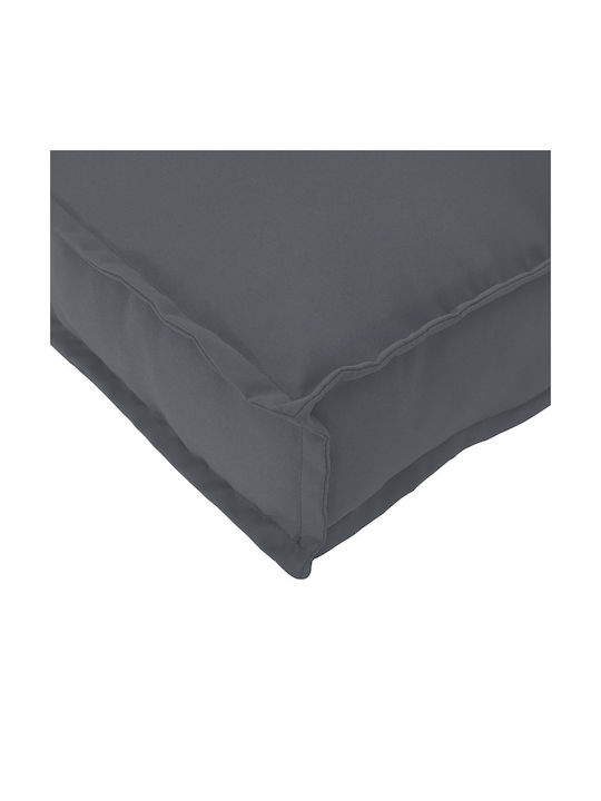 vidaXL Wasserdichtes Sitzbank-Kissen Palette Anthrazit 80x120cm