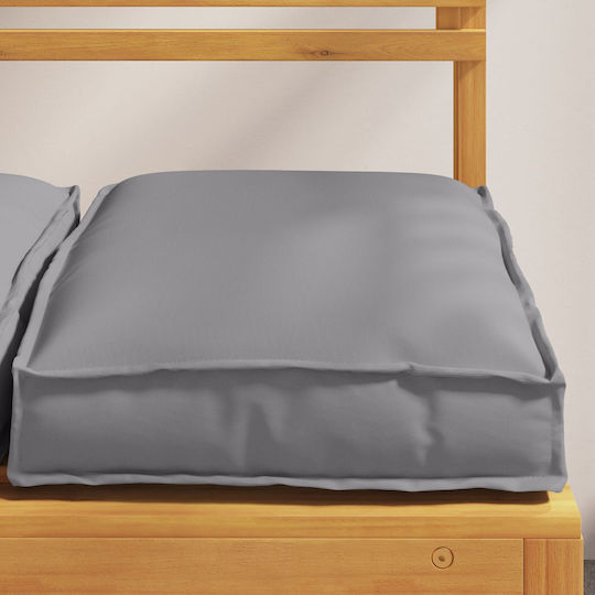 vidaXL Sitzbank-Kissen Für Paletten Grau 2Stück 40x40cm
