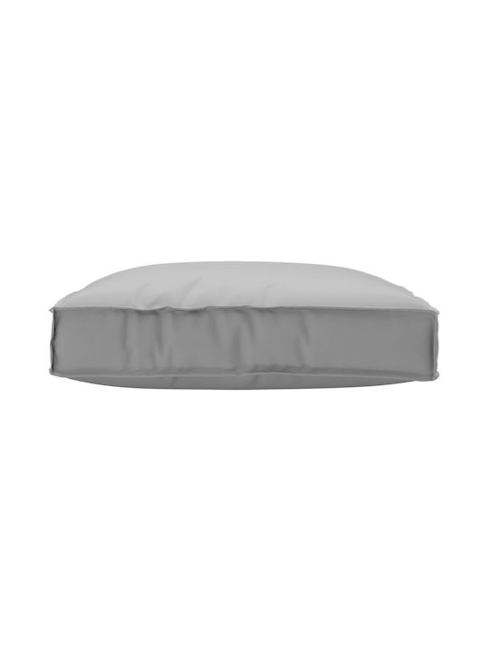 vidaXL Waterproof Bench Cushion for Palette Gray 80x80cm