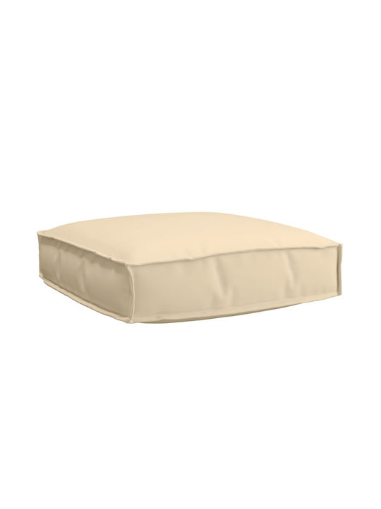 vidaXL Waterproof Pallet Bench Cushion Beige 60x60cm. 42001491