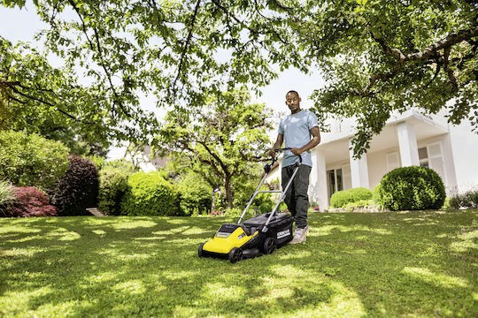 Karcher Lmo 418 Dual Μηχανή Γκαζόν Μπαταρίας 18V Solo
