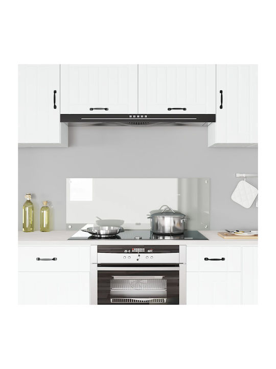 vidaXL Rectangular Glass Back in Transparent Color 110x40x0.6cm 42001292