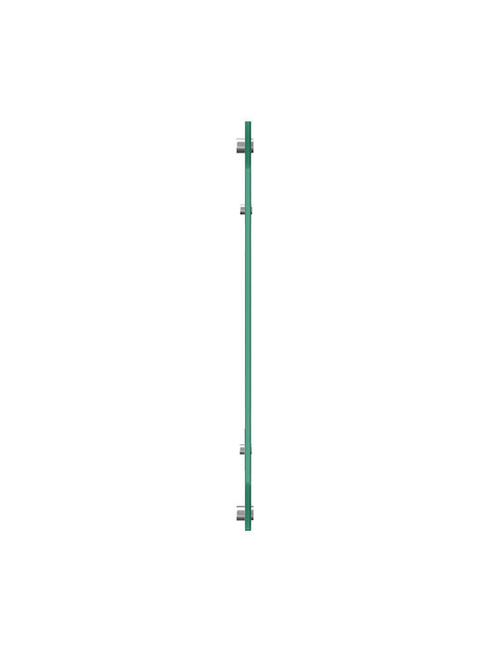 vidaXL Rectangular Glass Back in Light Gray 120x40x0.6cm 42001307