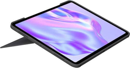 Logitech Combo Touch Klappdeckel mit Tastatur in Grau Für Apple iPad Pro 13