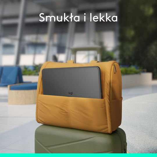 Logitech Combo Touch Flip Cover Γκρι (iPad Pro 2024 13")