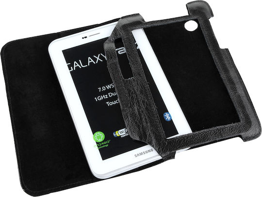 Quer Flip Cover Neagră (Samsung Galaxy Tab P3100)