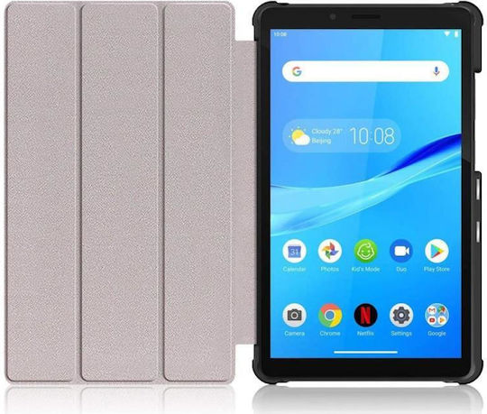 iNOS Smart Flip Cover Μαύρη (Lenovo Tab M7)