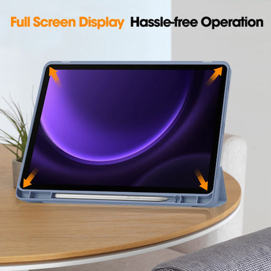 Techsuit Flip Cover Μωβ (Samsung Galaxy Tab S9 FE)