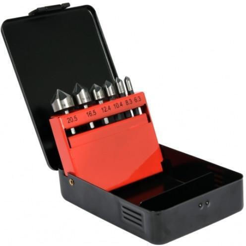 Yato Hinge Drill Set HSS for Metal \ Building Materials \ Aluminum with Guide 6pcs
