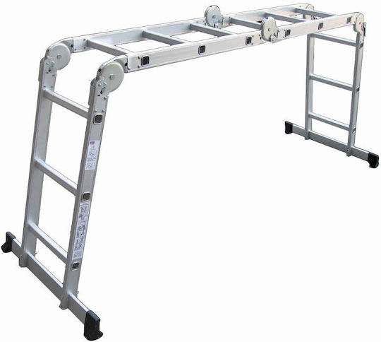 Bormann Pro BHL5040 Multipurpose Ladder 4x3 with Maximum Height 3.46m
