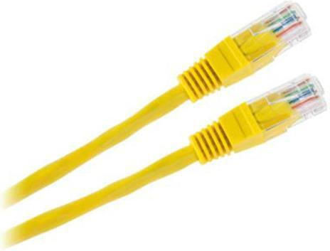 U/UTP Cat.8c (40Gbps) Καλώδιο Δικτύου Ethernet 1m Κίτρινο