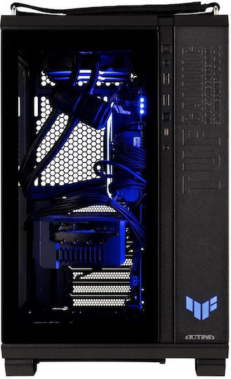 Actina Гейминг Настолен Компютър Ryzen 9-9900X 32GB DDR5 2TB SSD GeForce RTX 5090 Без Операционна Система