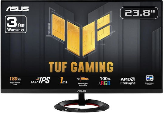 Asus VG249Q3R IPS HDR Monitor 23.8" FHD 1920x1080 180Hz με Χρόνο Απόκρισης 1ms GTG