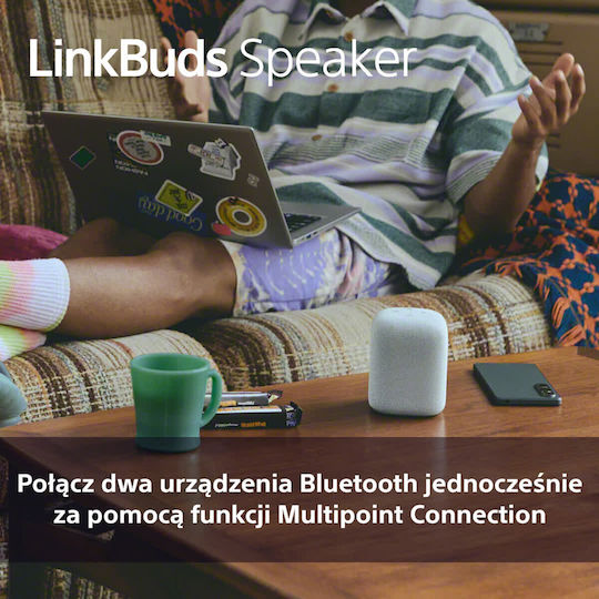 Sony LinkBuds Ηχείο Bluetooth Γκρι