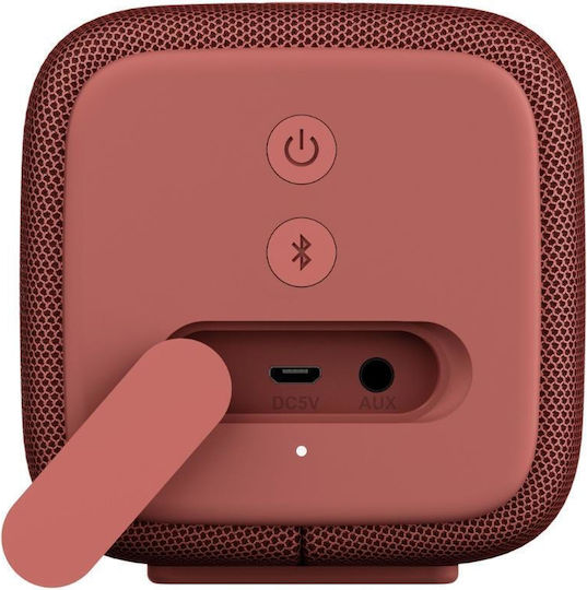 Fresh 'n Rebel Rockbox Bold S Impermeabil Boxă Bluetooth 5W cu Durată de Baterie până la 12 ore Safari roșu