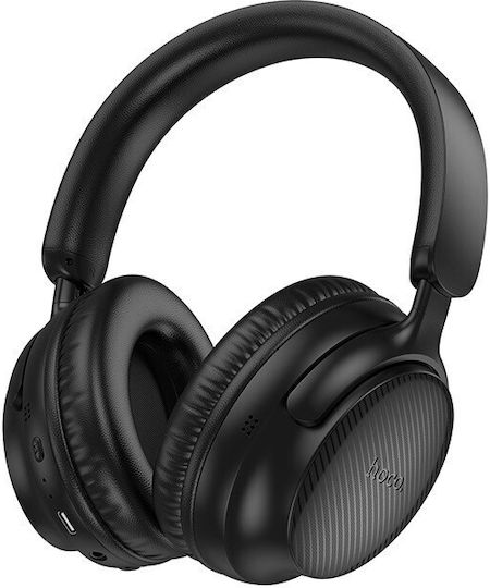 Hoco W53 Ασύρματα / Ενσύρματα Over Ear Ακουστικά με 46 ώρες Λειτουργίας Μαύρα