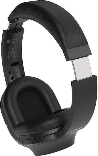 Aiwa Безжични / Жични Over Ear Слушалки с 13 часа Работа Черни