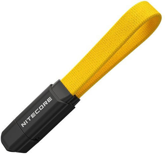NiteCore USB 2.0 Kabel USB-C männlich - USB-C 60W Gelb