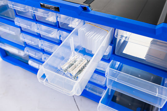 Bormann Συρταριέρα Εργαλείων Plastic with 26 Stackable Sorters W49.7xD15.7xH25cm BTB3344