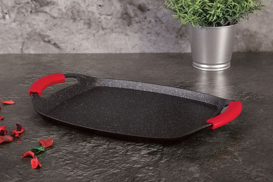 Berlinger Haus Burgundy Metallic Non-Stick - Antiaderent Placă de copt cu Suprafață din Ceramică Cositorit 36x23cm