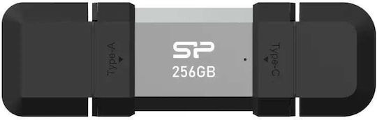 Silicon Power 256GB USB 2.0 Stick Silber