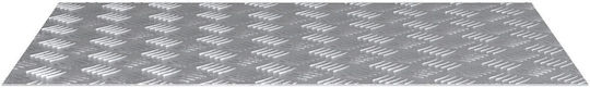 Алуминиеви неплъзгащи се рифеловани плочи 4 бр. 80x50 см